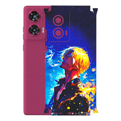 Motorola Phone Skins (All Models) - Sanji Vinsmoke One Piece - 3D Embossed Finish (L-319) Motorola Edge 50 Fusion (5G)