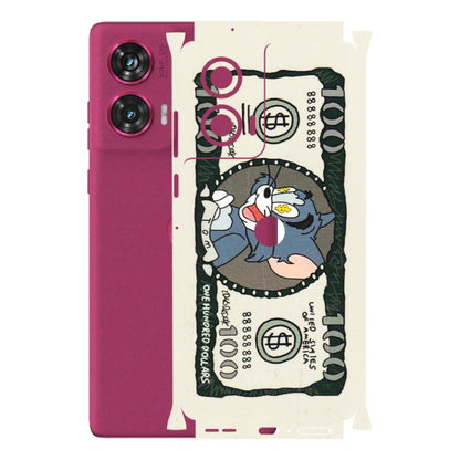 Motorola Phone Skins (All Models) - Tom Hundred Dollar - 3D Embossed Finish (L-324) Motorola Edge 50 Fusion (5G)
