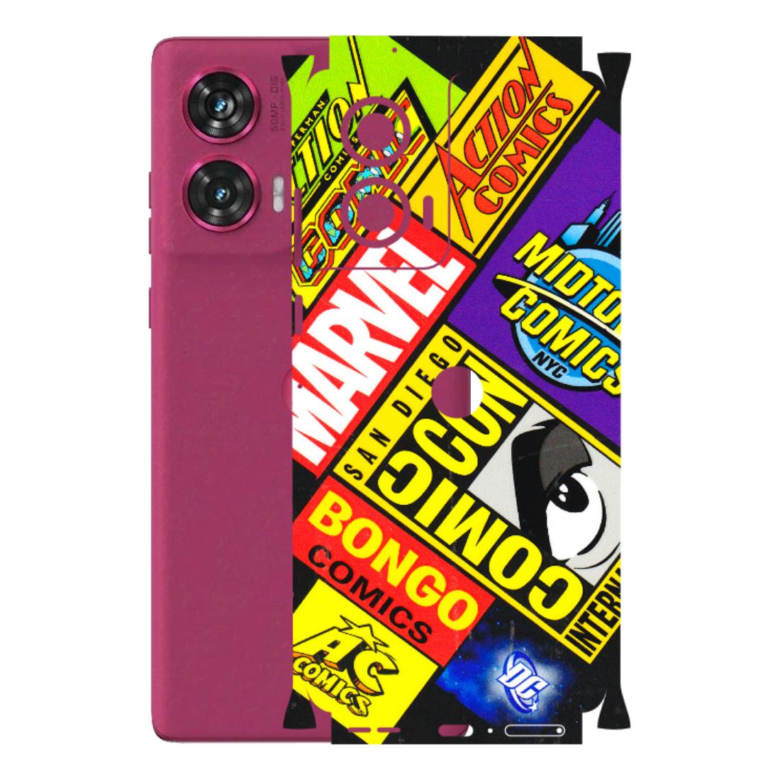 Motorola Phone Skins (All Models) - Bongo Comic Con - 3D Embossed Finish (L-325) Motorola Edge 50 Fusion (5G)