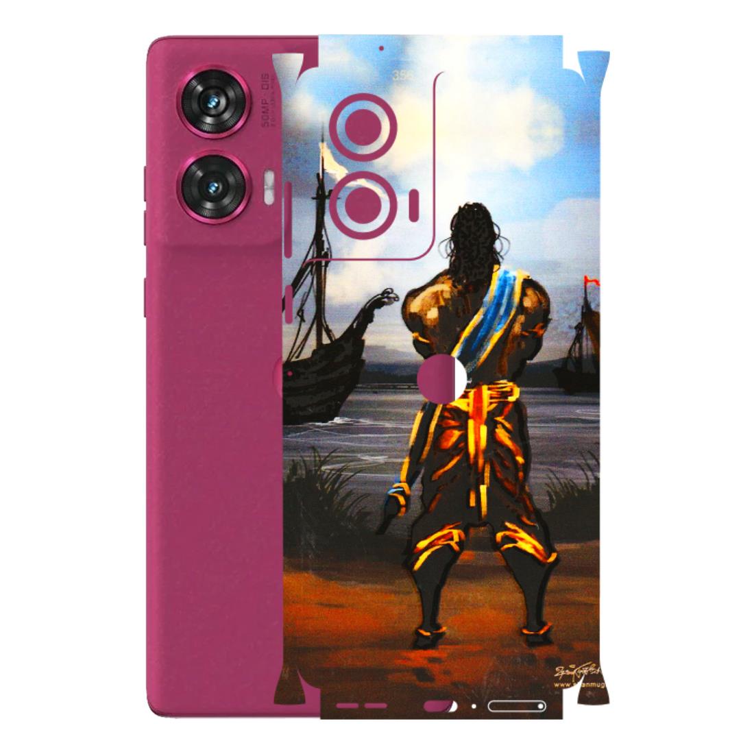 Motorola Phone Skins (All Models) - Heavenly God Figure - 3D Embossed Finish (L-34) Motorola Edge 50 Fusion (5G)
