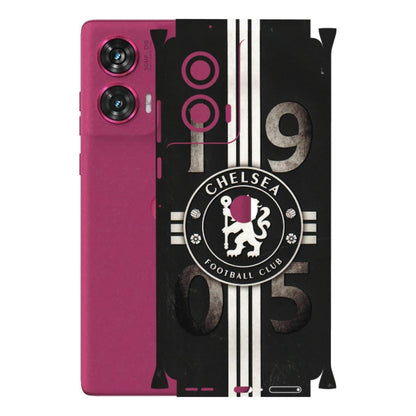 Motorola Phone Skins (All Models) - Chelsea Fan Club - 3D Embossed Finish (L-36) Motorola Edge 50 Fusion (5G)