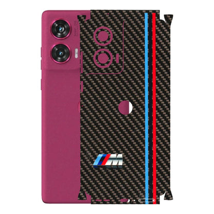 Motorola Phone Skins (All Models) - BM Carbon Fiber Feels - 3D Embossed Finish (L-38) Motorola Edge 50 Fusion (5G)