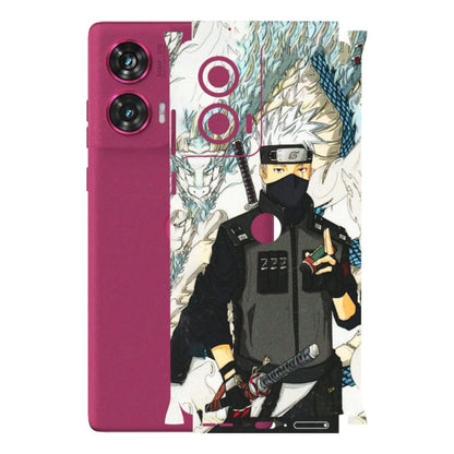 Motorola Phone Skins (All Models) - Kakashi Hatake Naruto Anime - 3D Embossed Finish (L-46) Motorola Edge 50 Fusion (5G)