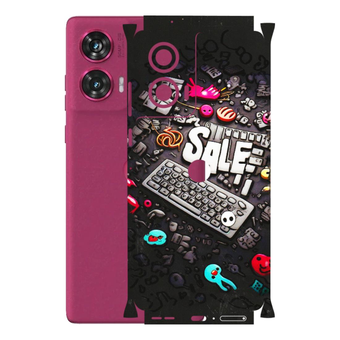 Motorola Phone Skins (All Models) - Gadgets Sale - 3D Embossed Finish (L-50) Motorola Edge 50 Fusion (5G)
