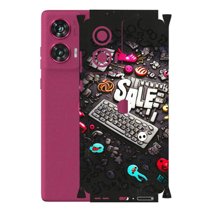 Motorola Phone Skins (All Models) - Gadgets Sale - 3D Embossed Finish (L-50) Motorola Edge 50 Fusion (5G)