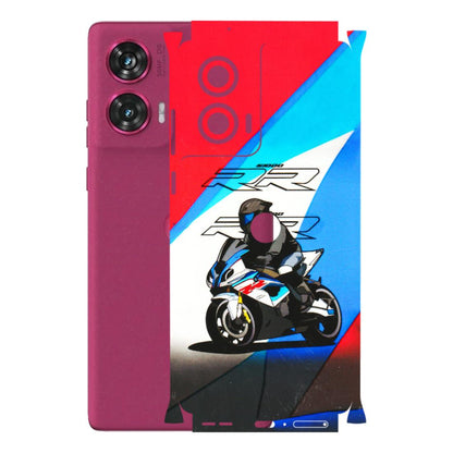Motorola Phone Skins (All Models) - Bikers Love - 3D Embossed Finish (L-58) Motorola Edge 50 Fusion (5G)