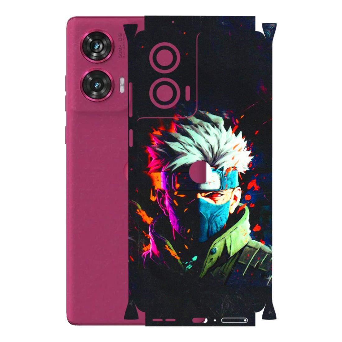 Motorola Phone Skins (All Models) - Anime Cool Character - 3D Embossed Finish (L-59) Motorola Edge 50 Fusion (5G)