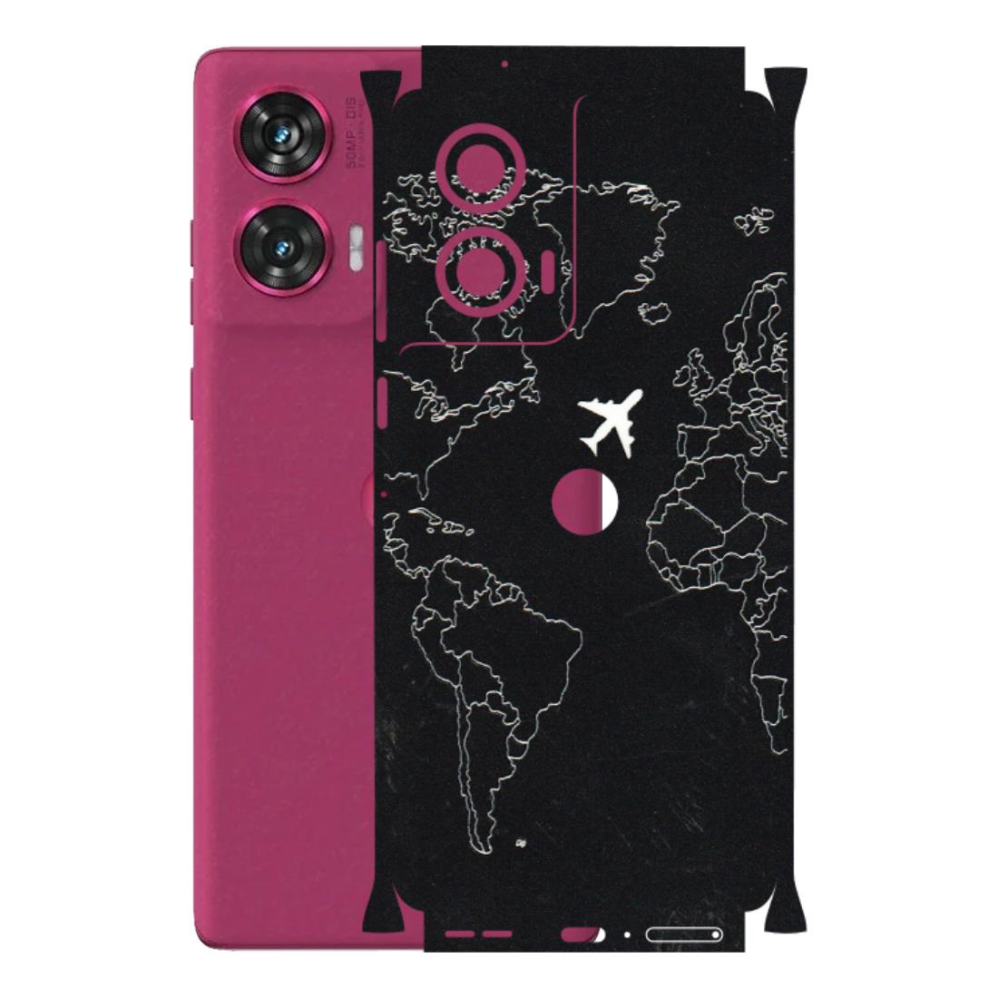 Motorola Phone Skins (All Models) - Never Ending Travel - 3D Embossed Finish (L-79) Motorola Edge 50 Fusion (5G)
