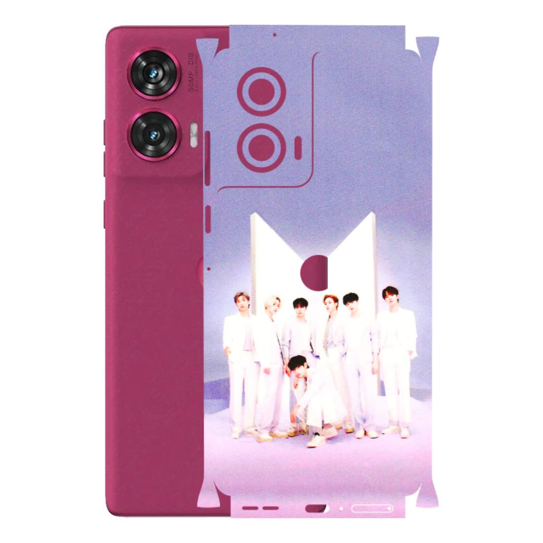 Motorola Phone Skins (All Models) - BTS - 3D Embossed Finish (L-94) Motorola Edge 50 Fusion (5G)