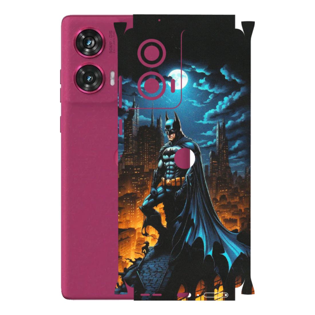 Motorola Phone Skins (All Models) - Batman Arkham City - Matte Finish (M-01) Motorola Edge 50 Fusion (5G)