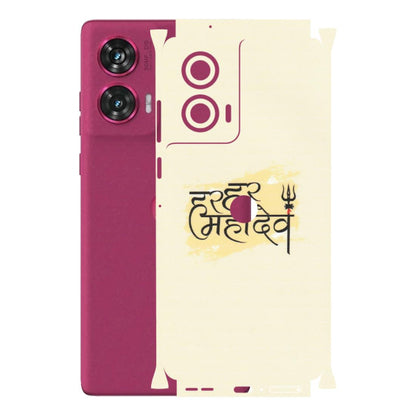 Motorola Phone Skins (All Models) - Har Har Mahadev - Matte Finish (M-10) Motorola Edge 50 Fusion (5G)