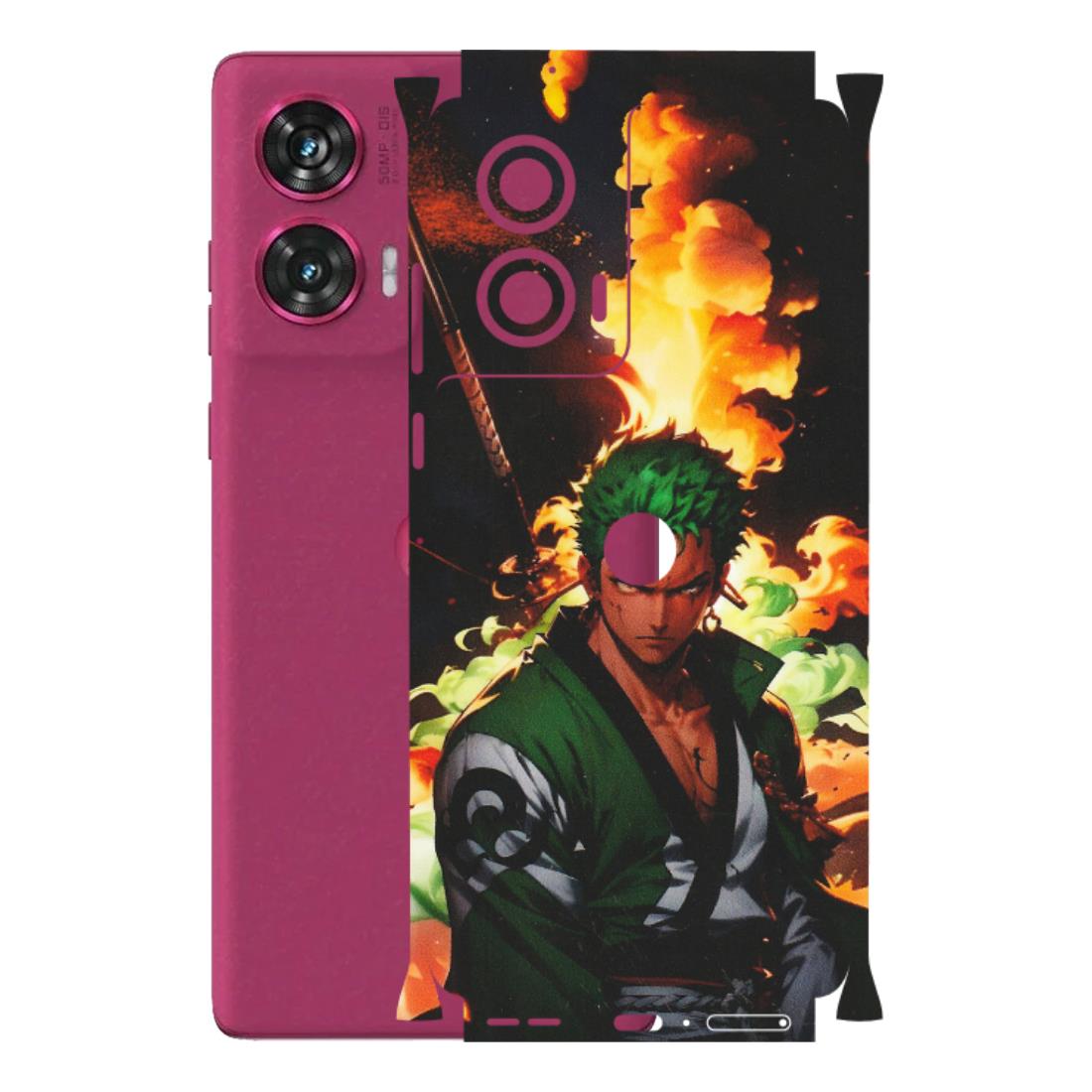 Motorola Phone Skins (All Models) - Roronoa Zoro - Matte Finish (M-102) Motorola Edge 50 Fusion (5G)