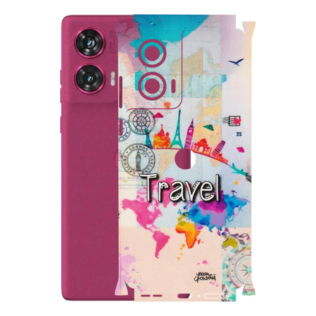 Motorola Phone Skins (All Models) - Travel The Wonders - Matte Finish (M-108) Motorola Edge 50 Fusion (5G)