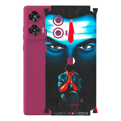 Motorola Phone Skins (All Models) - Mahakal Bhakt - Matte Finish (M-112) Motorola Edge 50 Fusion (5G)