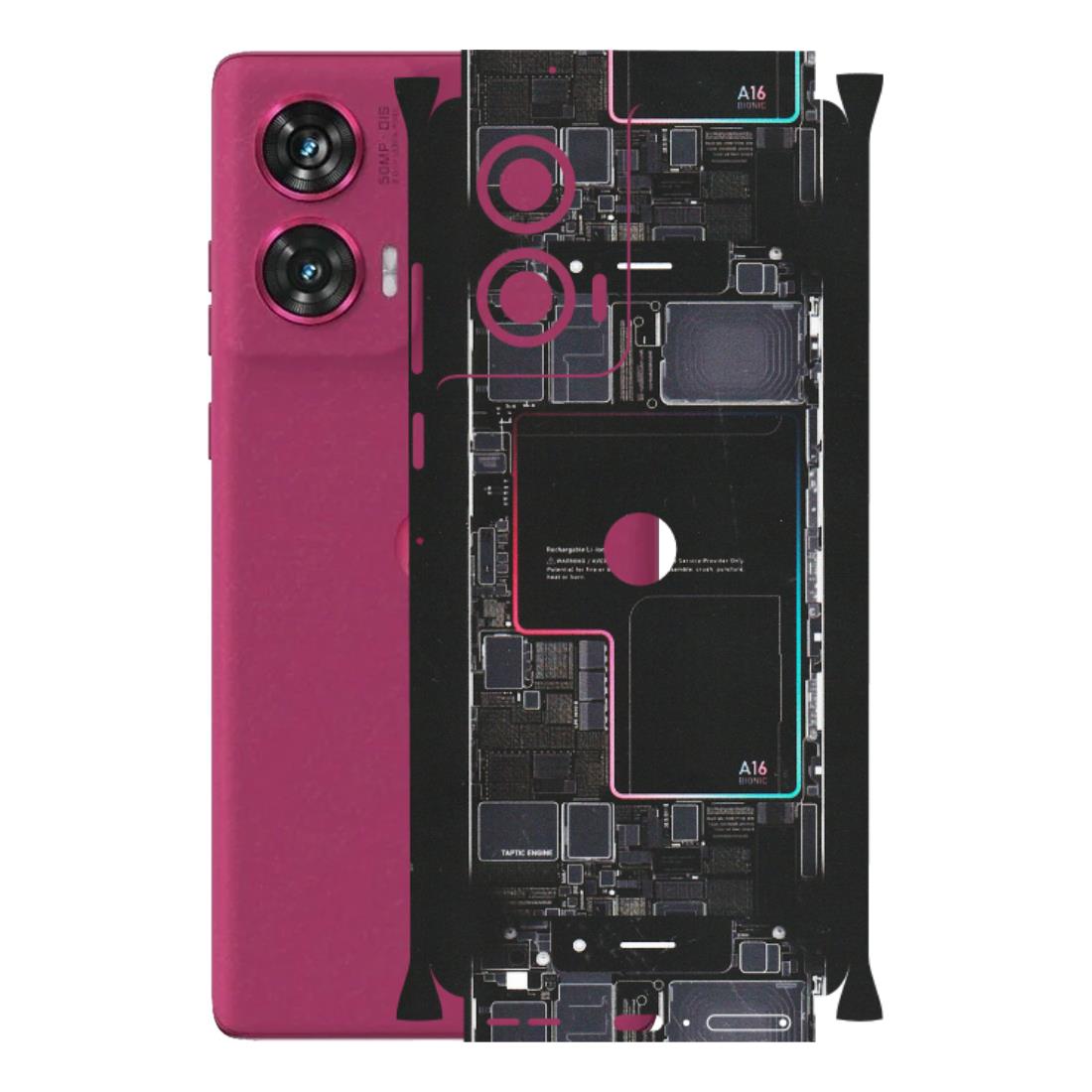 Motorola Phone Skins (All Models) - Motherboard Circuit Layout - Matte Finish (M-117) Motorola Edge 50 Fusion (5G)