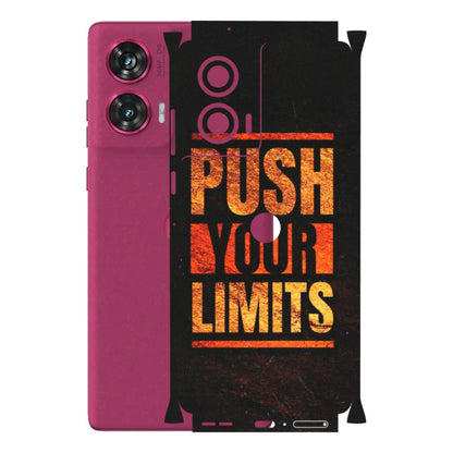 Motorola Phone Skins (All Models) - Push Your Limits - Matte Finish (M-118) Motorola Edge 50 Fusion (5G)