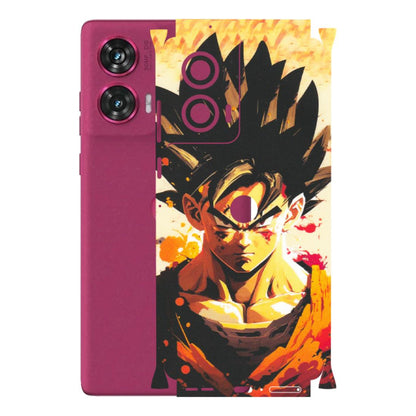 Motorola Phone Skins (All Models) - Angry Goku - Matte Finish (M-12) Motorola Edge 50 Fusion (5G)