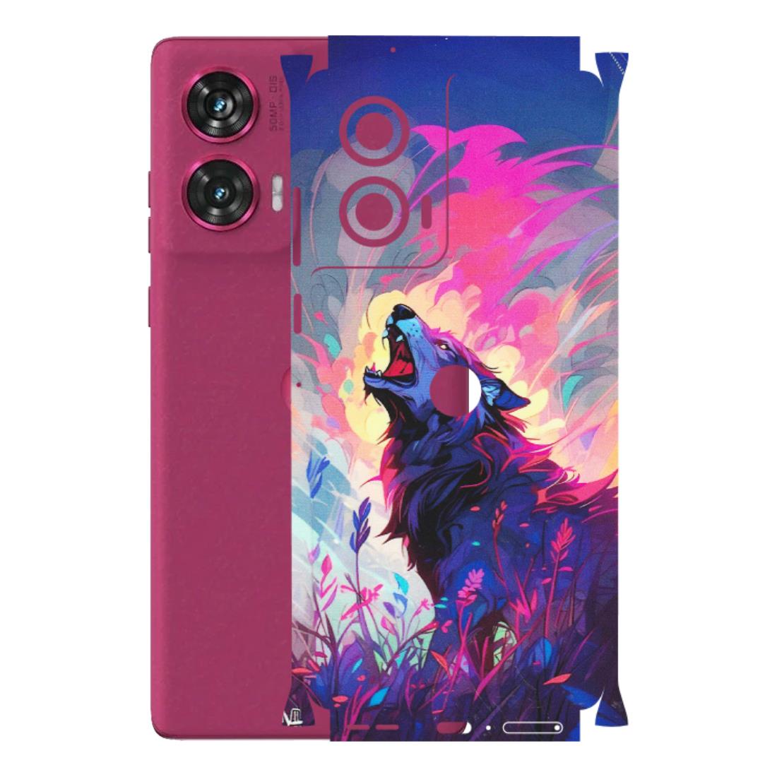Motorola Phone Skins (All Models) - New Wild Wolf Abstract - Matte Finish (M-125) Motorola Edge 50 Fusion (5G)