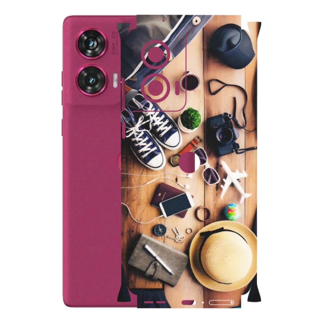 Motorola Phone Skins (All Models) - Travel Wanderlust - Matte Finish (M-133) Motorola Edge 50 Fusion (5G)