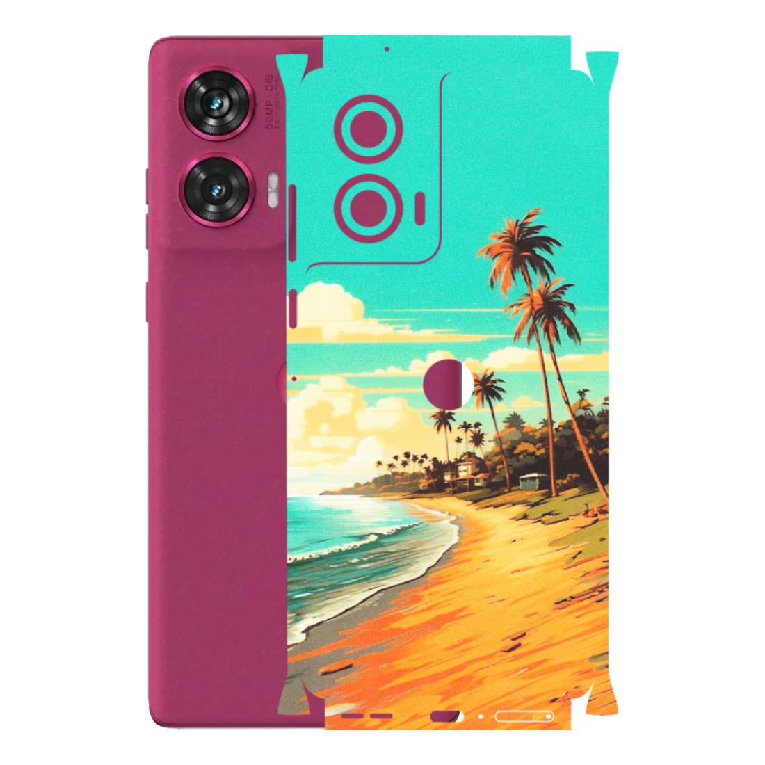 Motorola Phone Skins (All Models) - Miami Beach - Matte Finish (M-136) Motorola Edge 50 Fusion (5G)