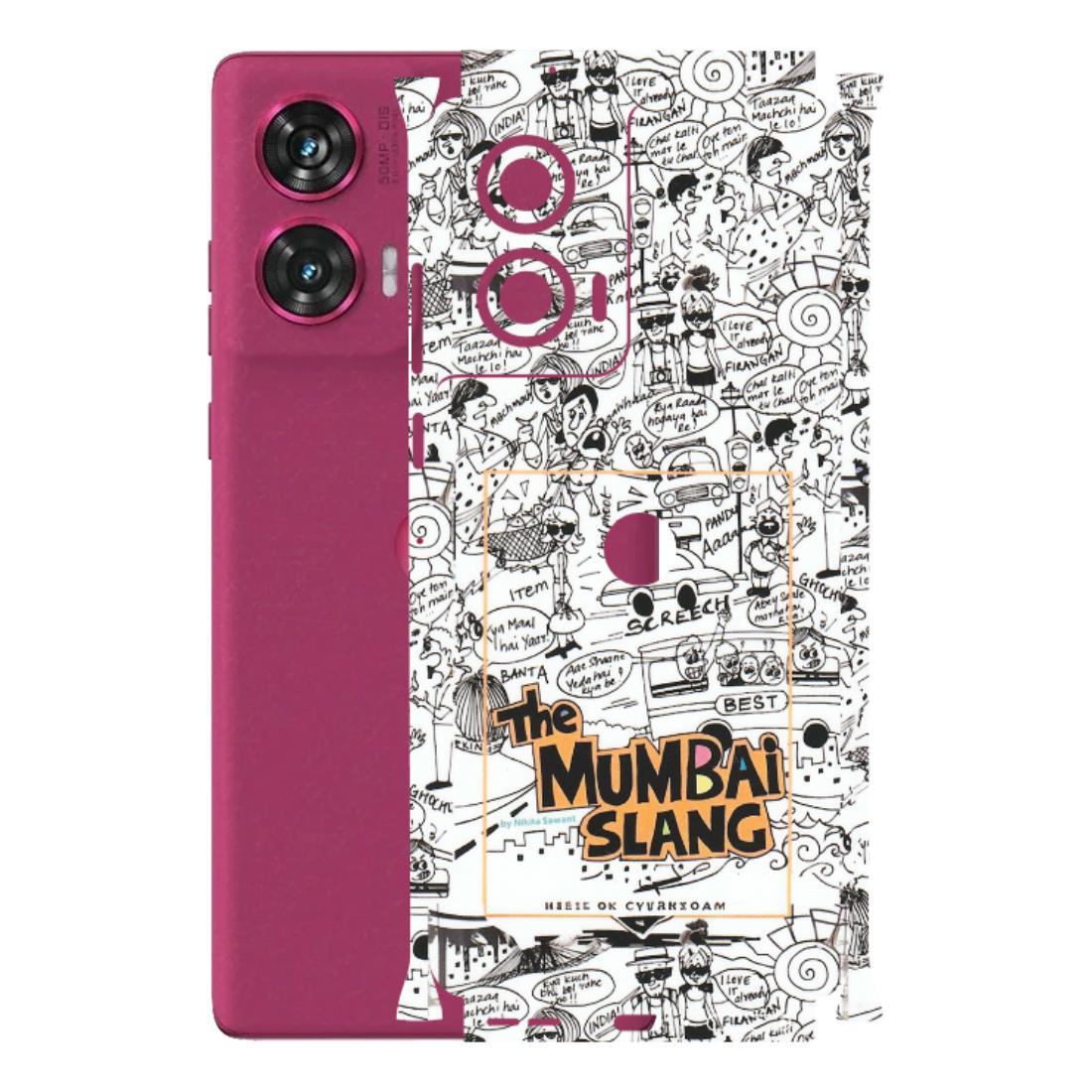 Motorola Phone Skins (All Models) - The Mumbai Slang - Matte Finish (M-142) Motorola Edge 50 Fusion (5G)