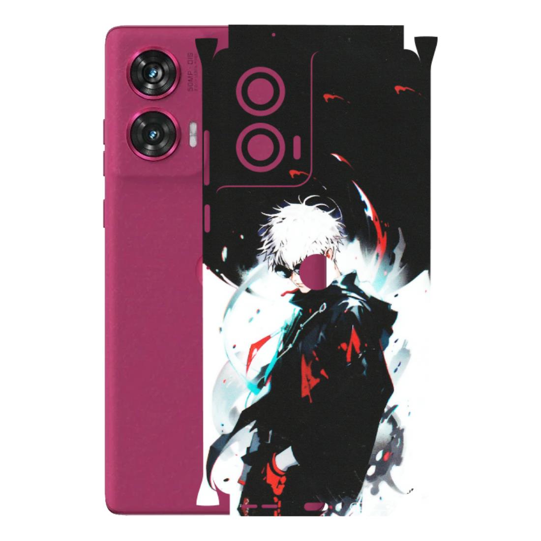 Motorola Phone Skins (All Models) - Gojo Powerful Charater Kaisen Anime - Matte Finish (M-144) Motorola Edge 50 Fusion (5G)