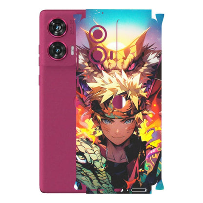 Motorola Phone Skins (All Models) - Angry Naruto Anime - Matte Finish (M-148) Motorola Edge 50 Fusion (5G)