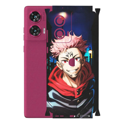 Motorola Phone Skins (All Models) - Yuji Itadori Funny Face Anime - Matte Finish (M-152) Motorola Edge 50 Fusion (5G)