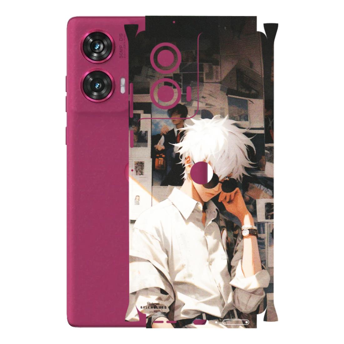 Motorola Phone Skins (All Models) - Gojo Satoru Jujustu Kaisen Anime - Matte Finish (M-156) Motorola Edge 50 Fusion (5G)