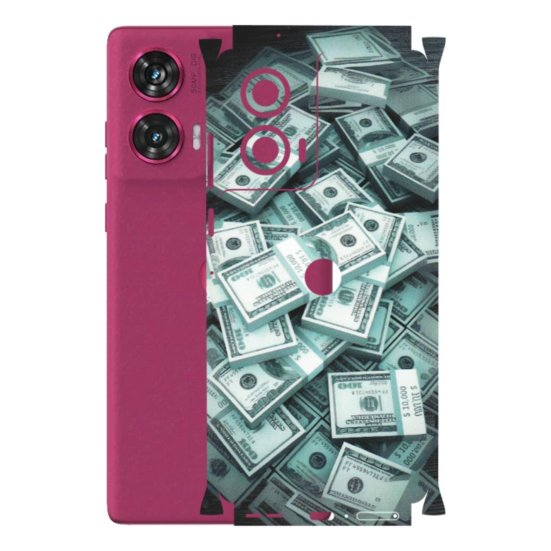 Motorola Phone Skins (All Models) - Hundred Dollar Bill - Matte Finish (M-162) Motorola Edge 50 Fusion (5G)