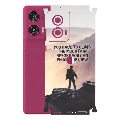 Motorola Phone Skins (All Models) - Motivational Hiking Mountain - Matte Finish (M-28) Motorola Edge 50 Fusion (5G)