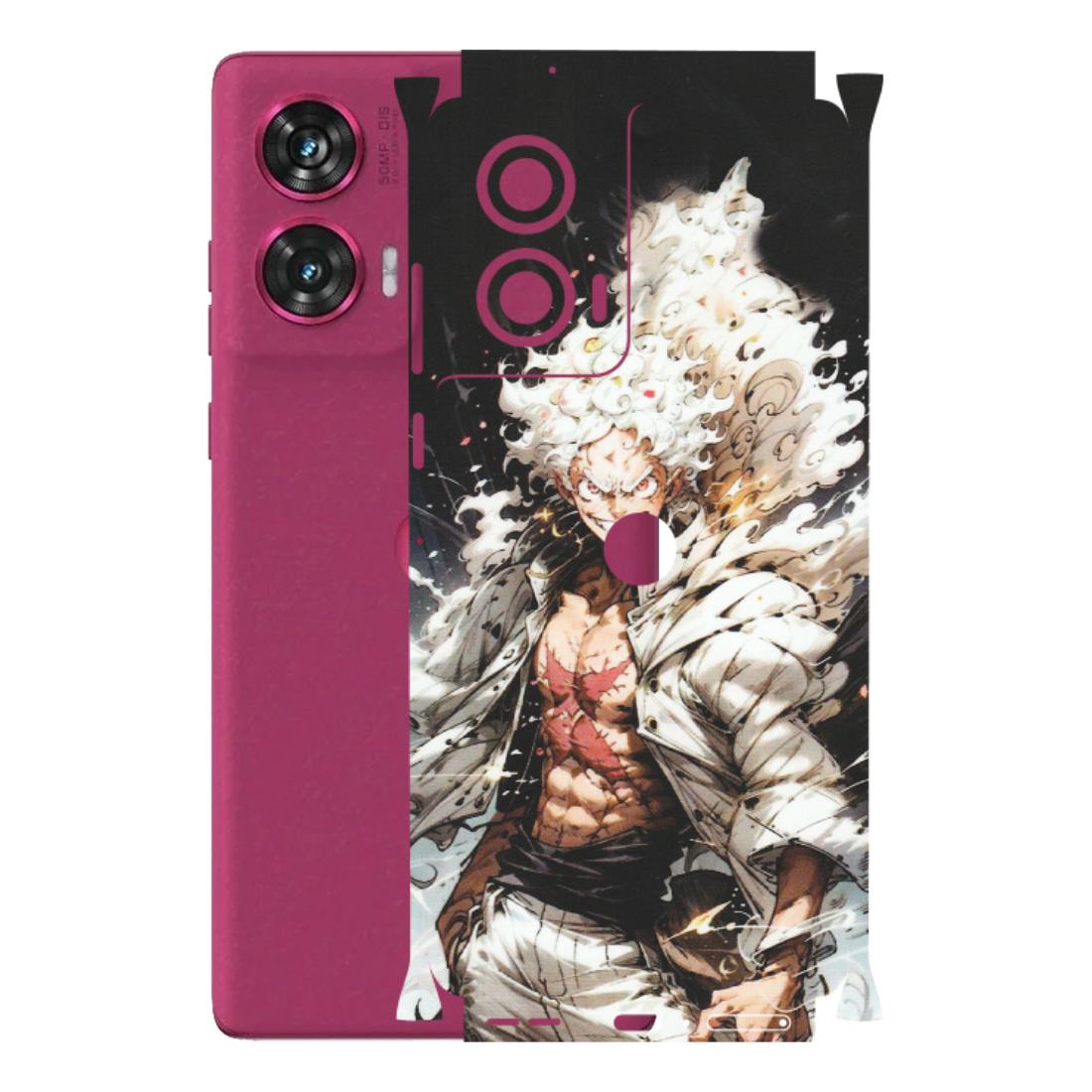 Motorola Phone Skins (All Models) - Anime Angry Classy Character - Matte Finish (M-34) Motorola Edge 50 Fusion (5G)