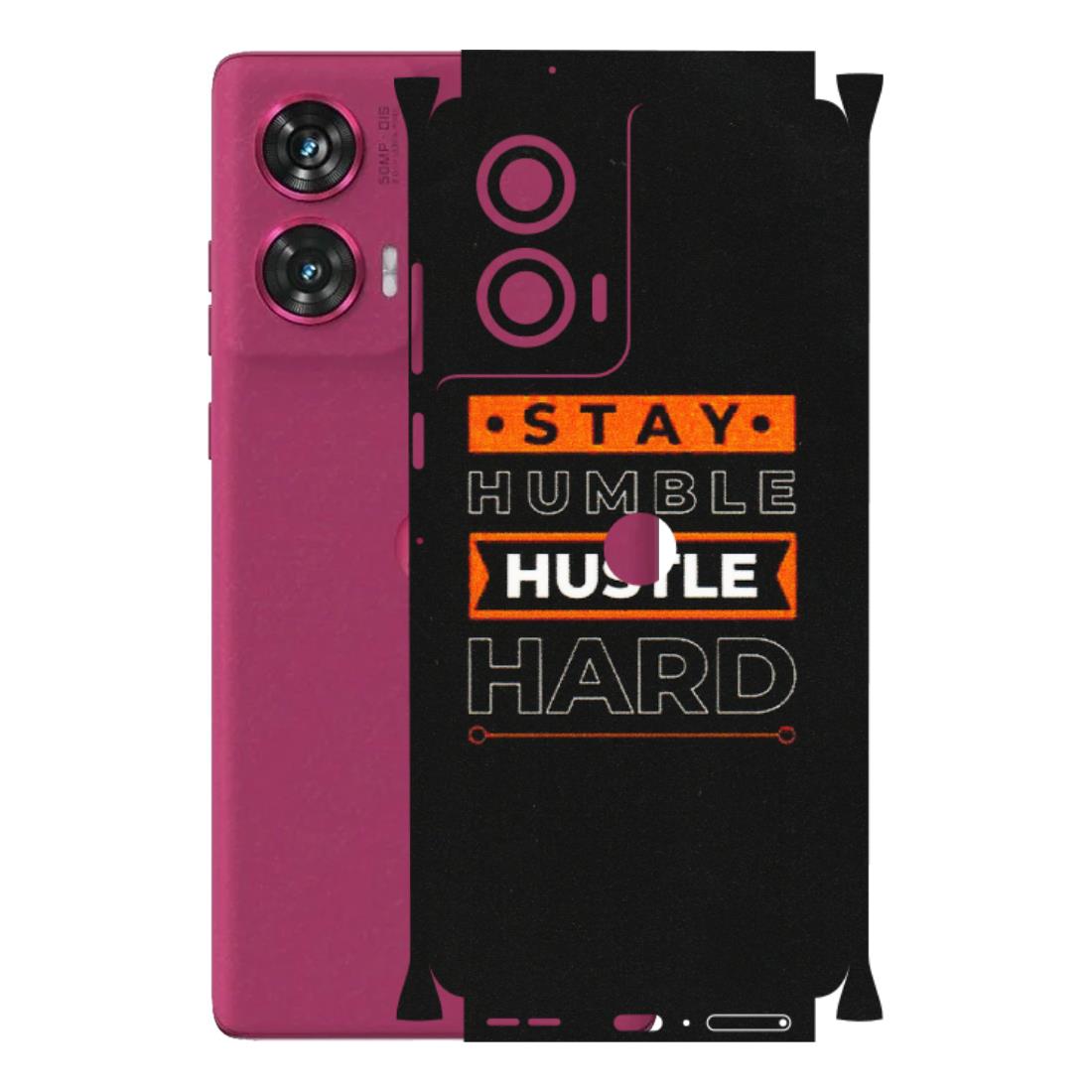 Motorola Phone Skins (All Models) - Stay Humble Stay Hard - Matte Finish (M-48) Motorola Edge 50 Fusion (5G)