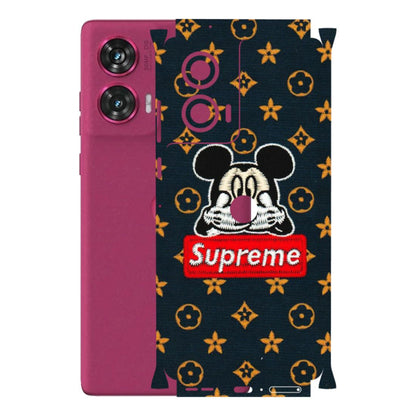 Motorola Phone Skins (All Models) - Mickey Supreme - Matte Finish (M-83) Motorola Edge 50 Fusion (5G)
