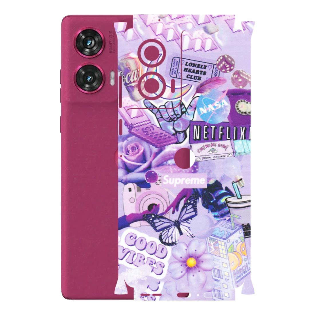 Motorola Phone Skins (All Models) - Supreme Purple Magic - Matte Finish (M-88) Motorola Edge 50 Fusion (5G)