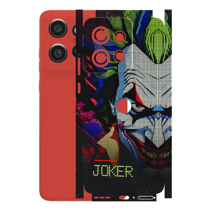Motorola Phone Skins (All Models) - Joker Dot Matrix - 3D Embossed Finish (L-08) Motorola Edge 50 Neo (5G)
