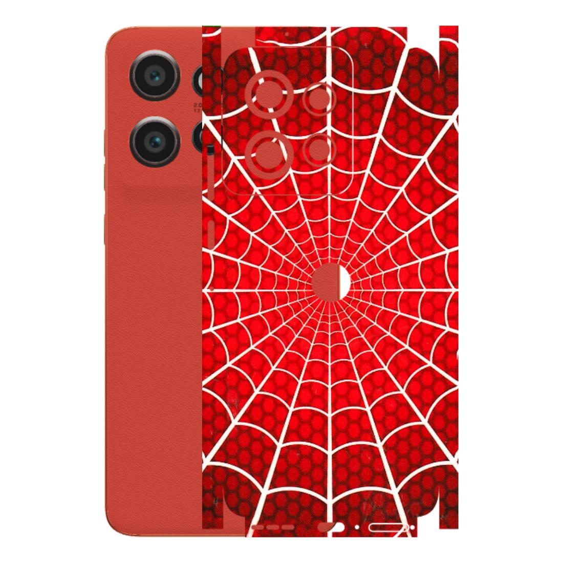 Motorola Phone Skins (All Models) - Classic Spidey Web - 3D Embossed Finish (L-115) Motorola Edge 50 Neo (5G)