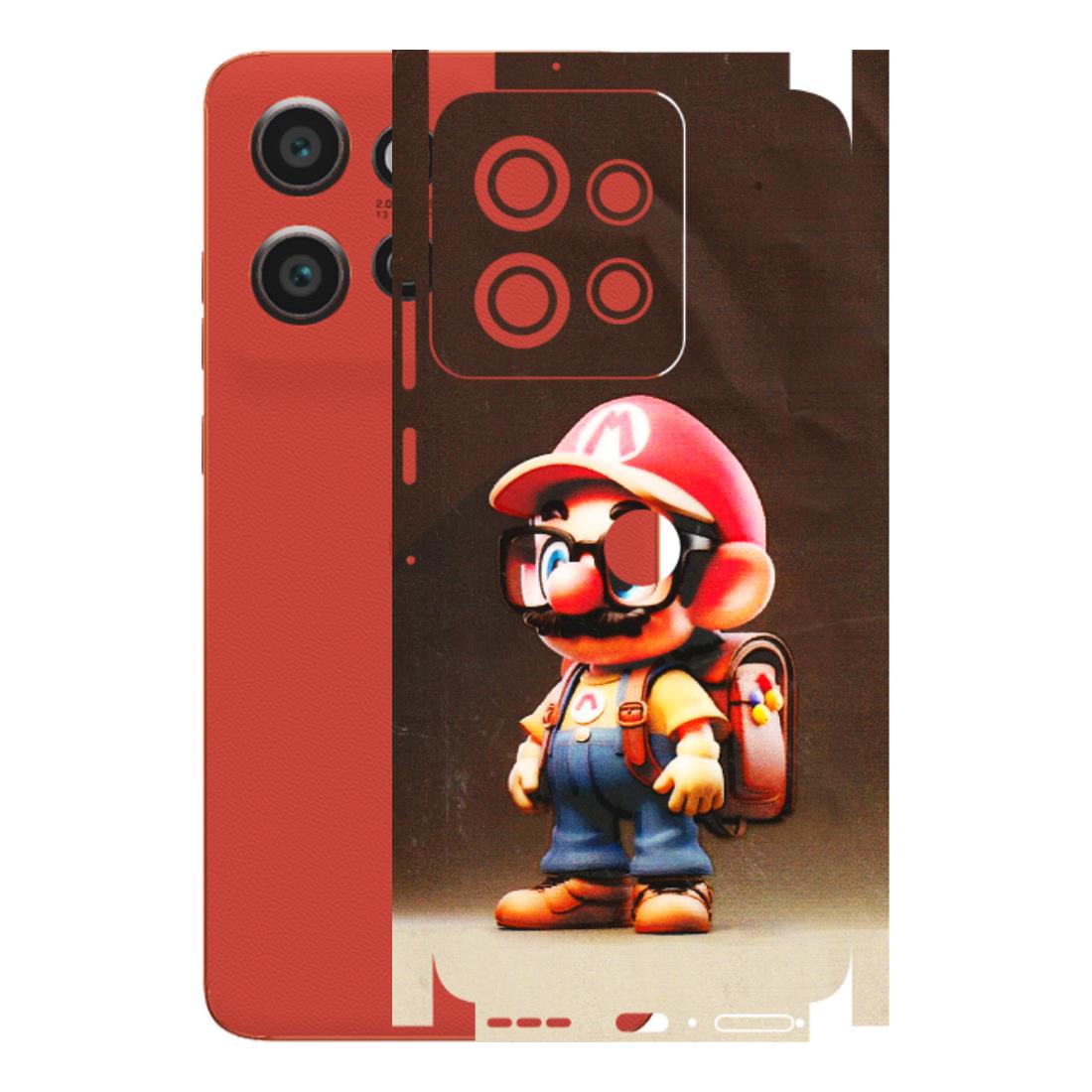 Motorola Phone Skins (All Models) - Little Mario - 3D Embossed Finish (L-119) Motorola Edge 50 Neo (5G)