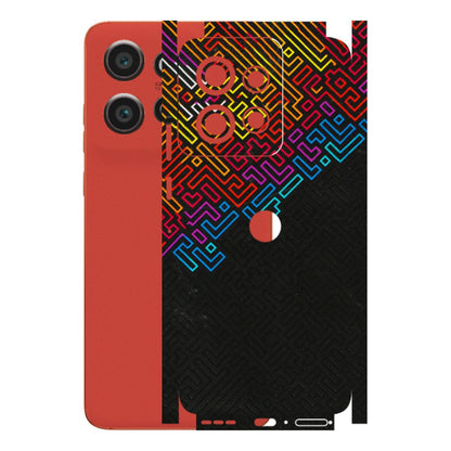 Motorola Phone Skins (All Models) - Dotme Pattern Art - 3D Embossed Finish (L-121) Motorola Edge 50 Neo (5G)