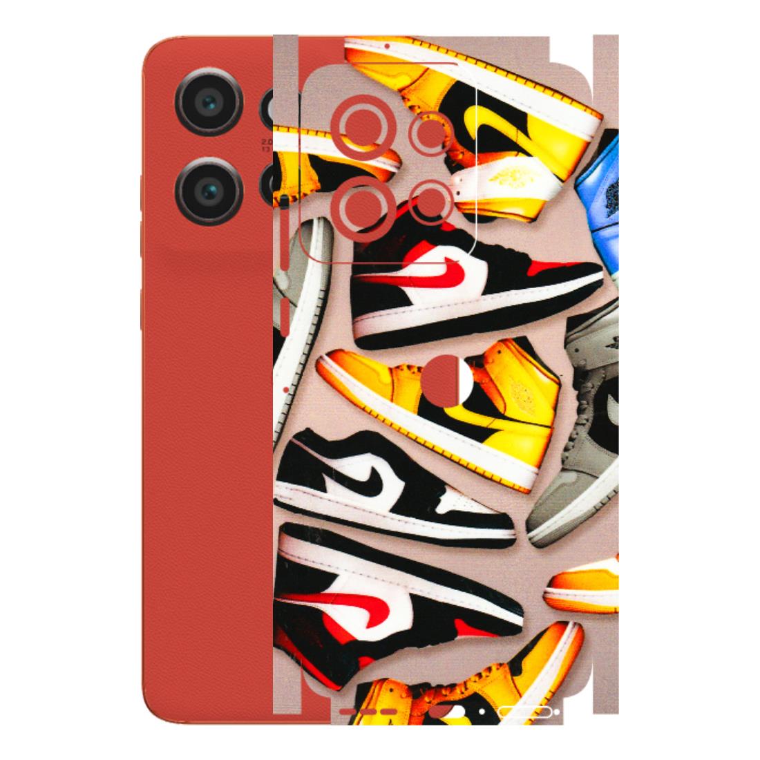 Motorola Phone Skins (All Models) - Sneaker Lover - 3D Embossed Finish (L-135) Motorola Edge 50 Neo (5G)