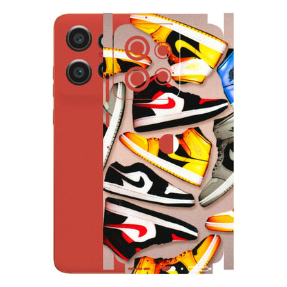 Motorola Phone Skins (All Models) - Sneaker Lover - 3D Embossed Finish (L-135) Motorola Edge 50 Neo (5G)