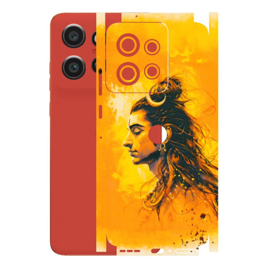 Motorola Phone Skins (All Models) - Shiv Shakti - 3D Embossed Finish (L-14) Motorola Edge 50 Neo (5G)