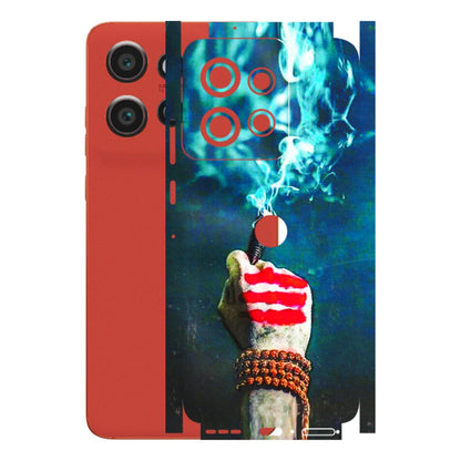 Motorola Phone Skins (All Models) - Mahadev Bhakt - 3D Embossed Finish (L-146) Motorola Edge 50 Neo (5G)