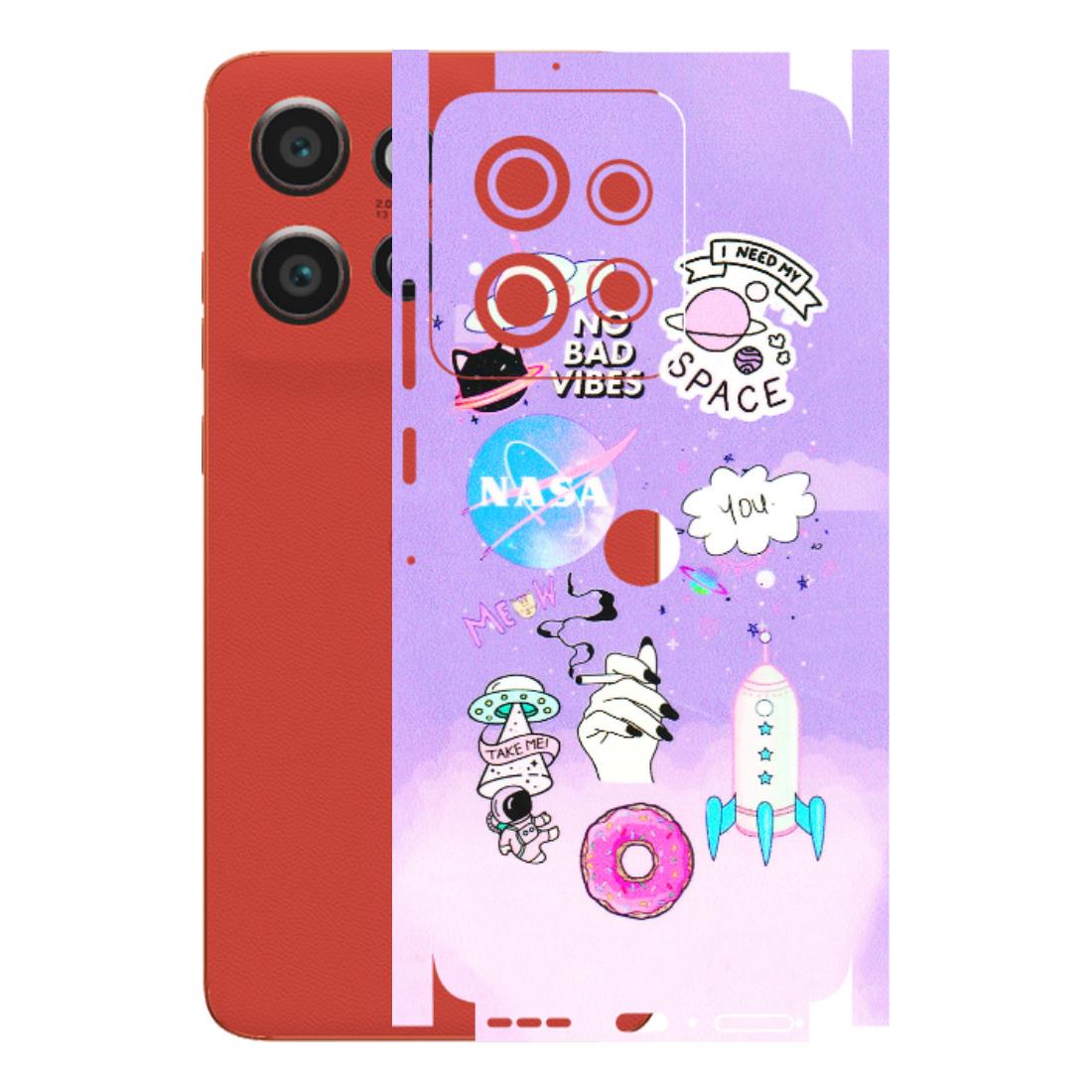 Motorola Phone Skins (All Models) - I Need My Nasa Skin - 3D Embossed Finish (L-149) Motorola Edge 50 Neo (5G)