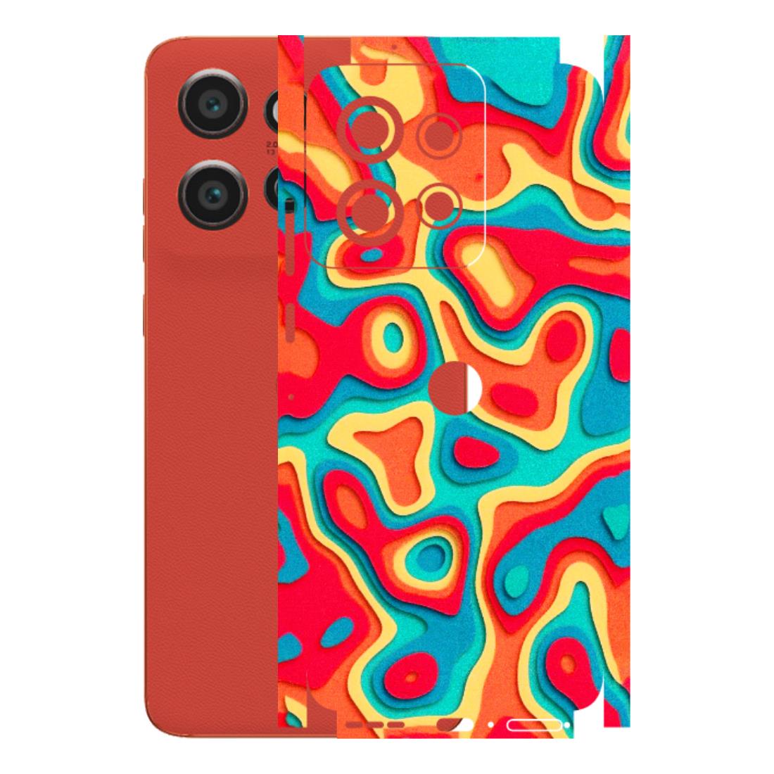 Motorola Phone Skins (All Models) - Abstract Swirl - 3D Embossed Finish (L-150) Motorola Edge 50 Neo (5G)
