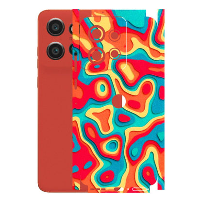 Motorola Phone Skins (All Models) - Abstract Swirl - 3D Embossed Finish (L-150) Motorola Edge 50 Neo (5G)