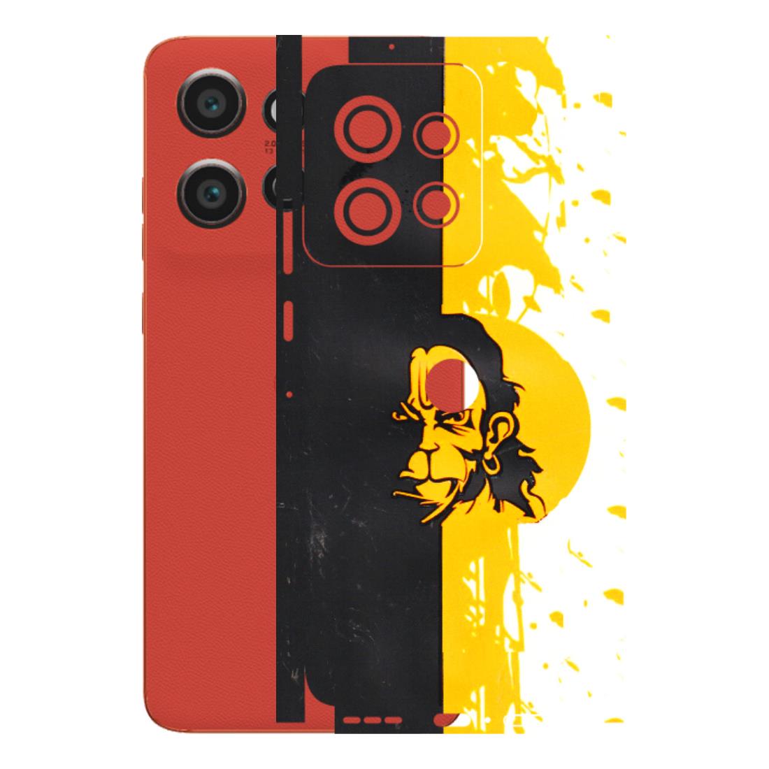 Motorola Phone Skins (All Models) - Bajrangbali - 3D Embossed Finish (L-151) Motorola Edge 50 Neo (5G)