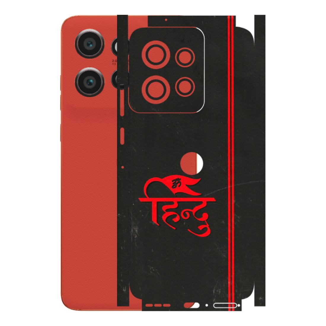 Motorola Phone Skins (All Models) - Hindu Black - 3D Embossed Finish (L-153) Motorola Edge 50 Neo (5G)