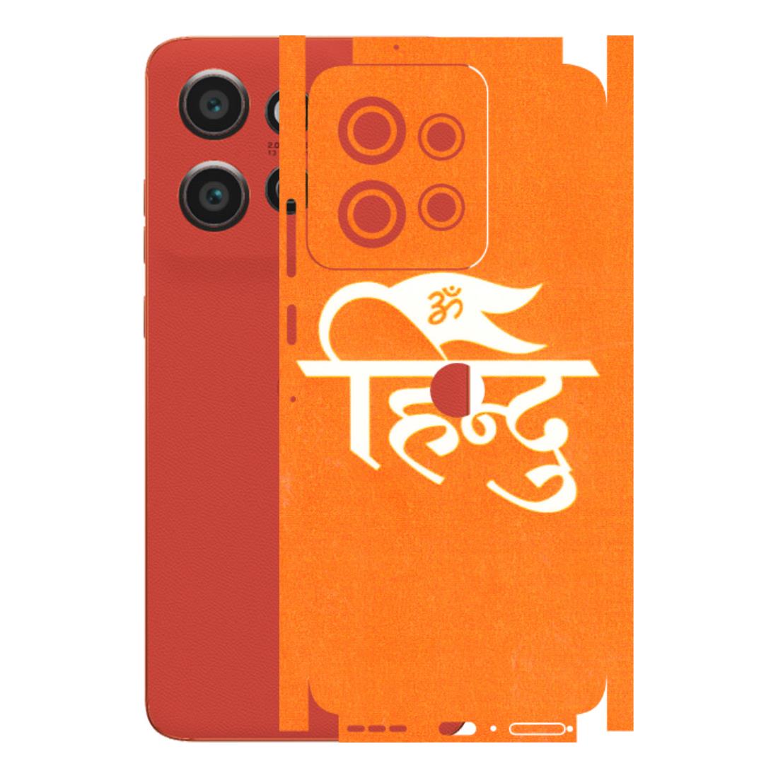 Motorola Phone Skins (All Models) - Hindu Kesari - 3D Embossed Finish (L-154) Motorola Edge 50 Neo (5G)