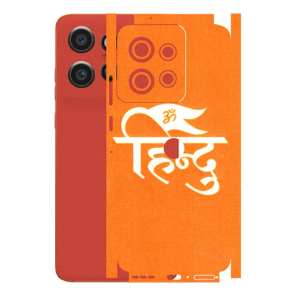 Motorola Phone Skins (All Models) - Hindu Kesari - 3D Embossed Finish (L-154) Motorola Edge 50 Neo (5G)